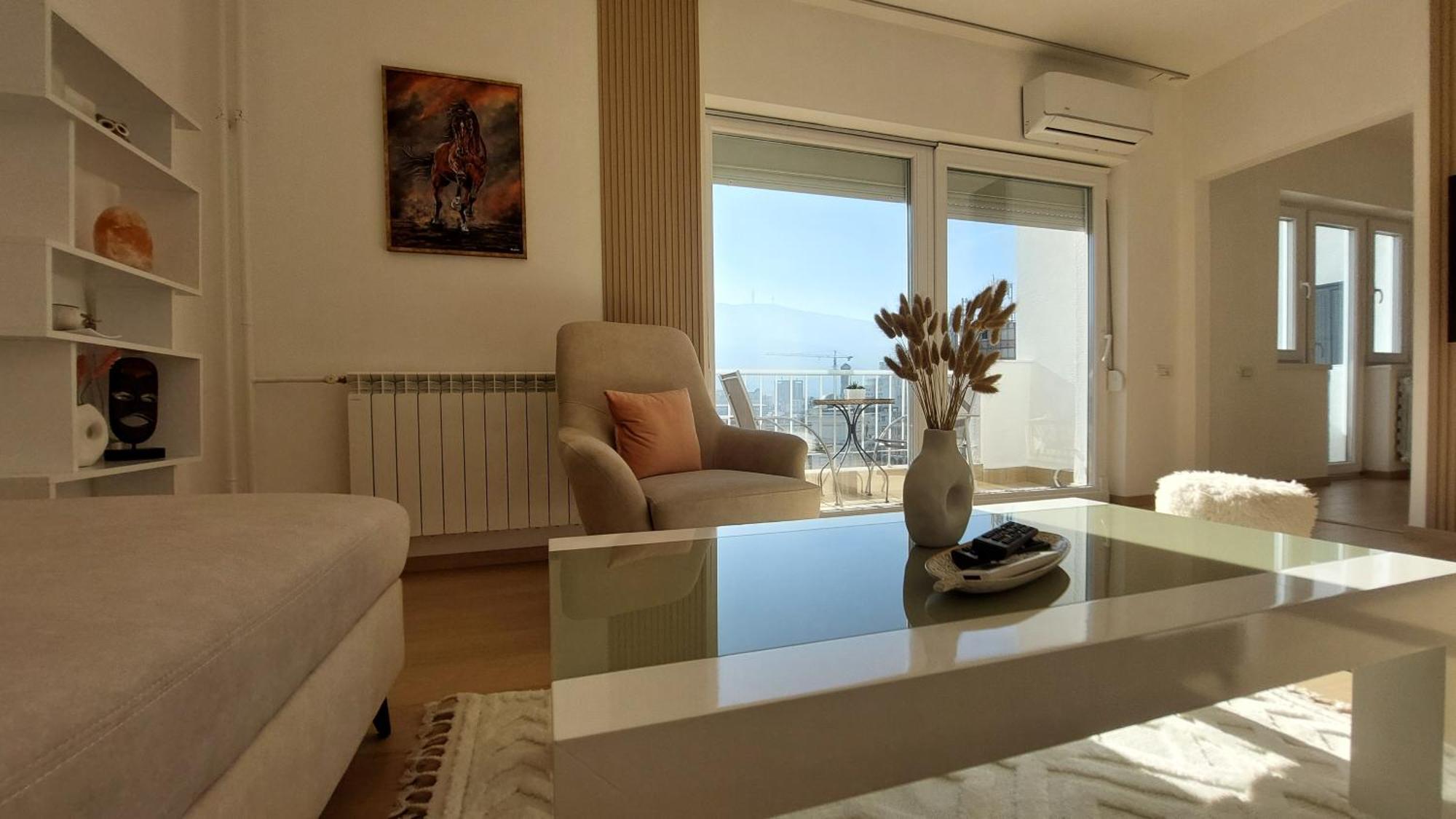 Mina Modern & Cozy Apartment Main City Square Gtc 스코페 외부 사진